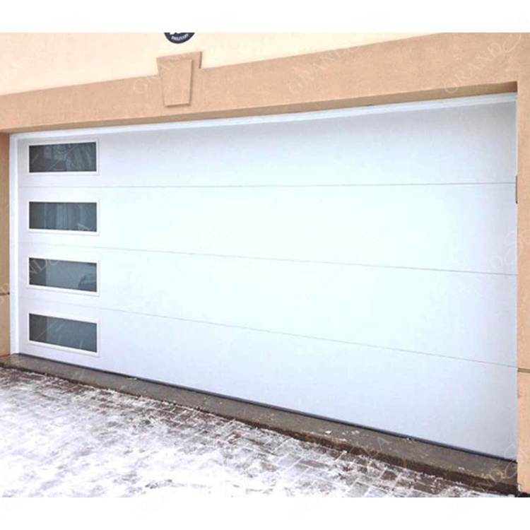 Grandsea Luxury American Frameless Aluminum Alloy Folding Garage Door Aluminum Alloy Automatic Garage Door With Remote Control