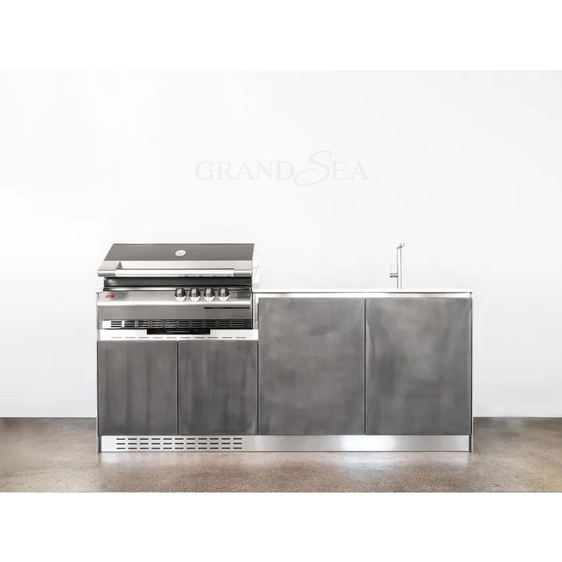 Grandsea Kitchen Cupboards Modern Outdoor Furniture Stainless Steel Kitchen cabinets ready to assemble