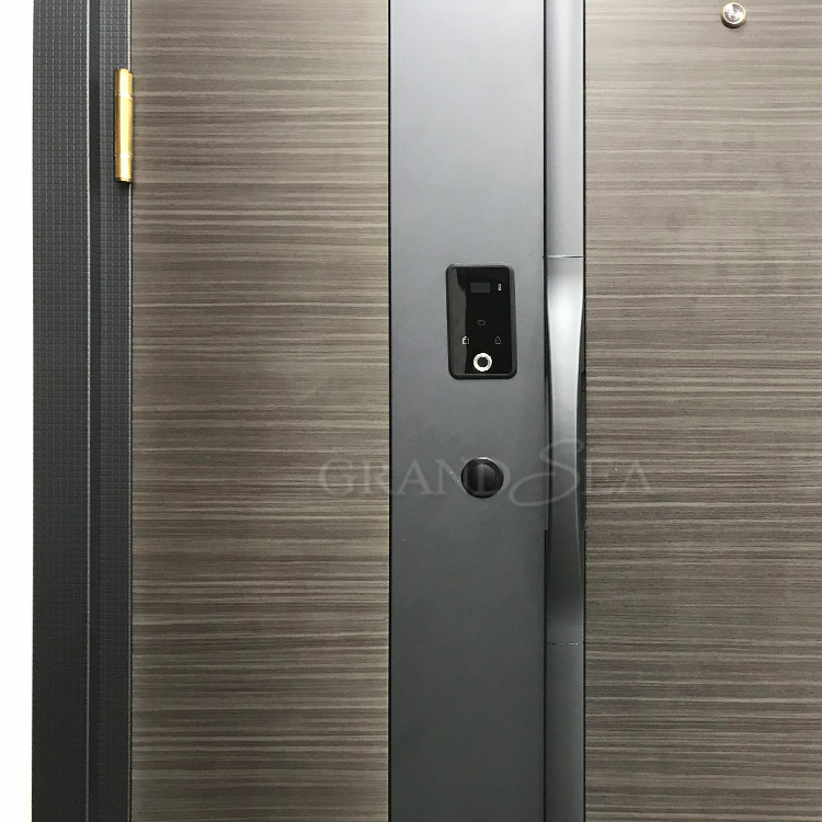 High quality  steel security main door design stainless steel refrigerator french door