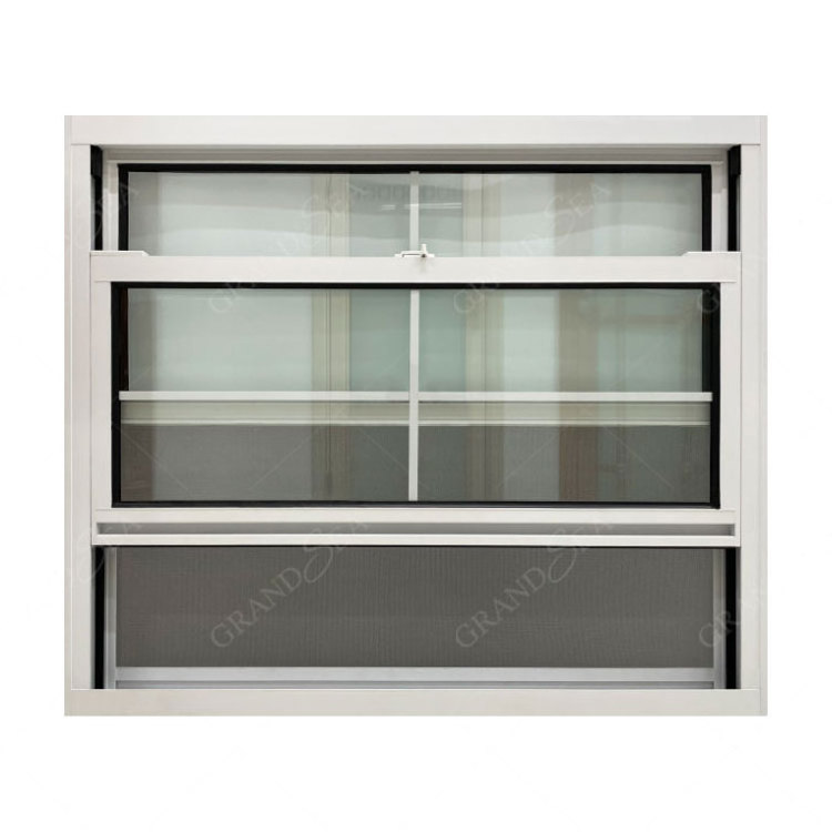 American Style Thermal break Double Single Sash Aluminum Hung Window Vertical Up Down Sliding Windows