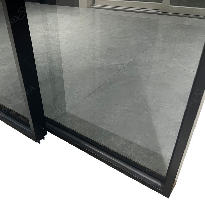 China Factory New Style Electric Aluminum Sliding Door Remotely Control Slim Frame Slide Door