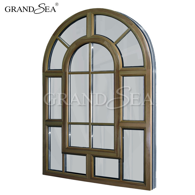 french window models aluminum arched  top casement window  arch casement windows