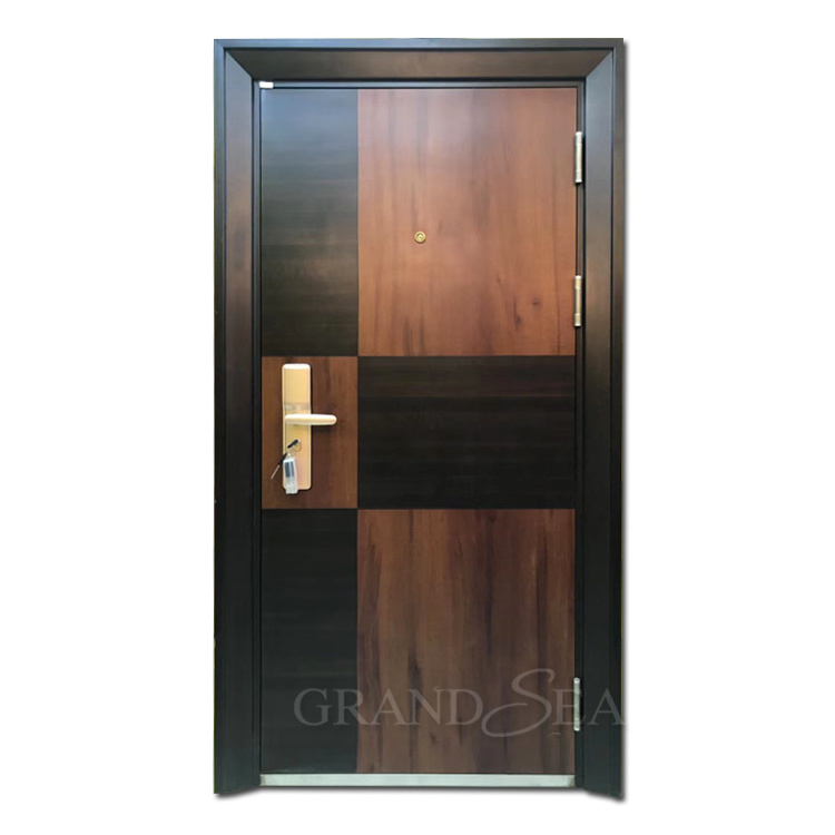 Storm and theft proof residential luxury exterior security steel doors