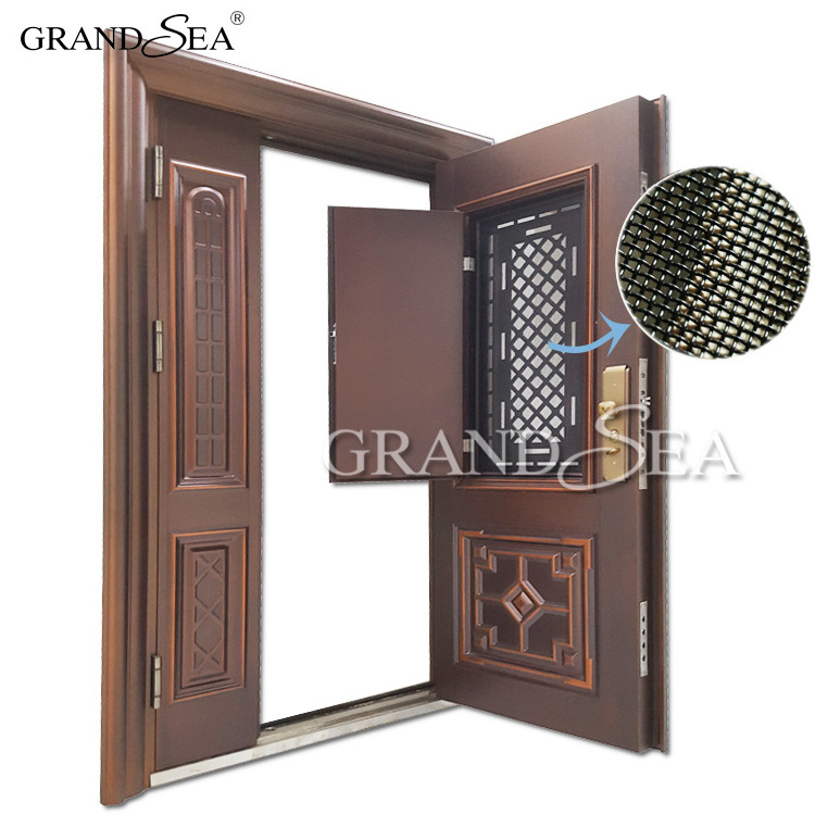 Modern Burglar Proof Elegant Security Mon&son High Quality Special Design Steel Door