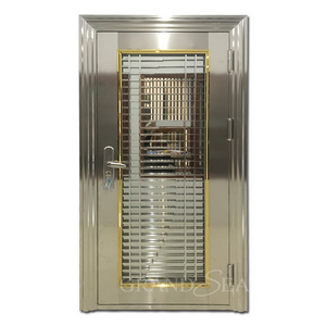 High Quality Front Entry Door Safety Designs Security Stainless Steel Main Doors