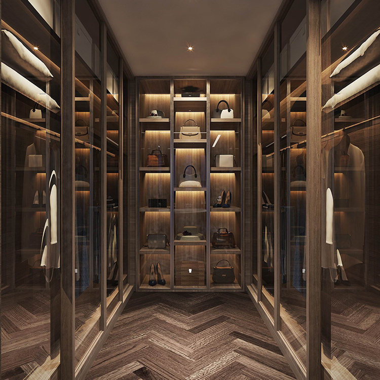 Iron design wardrobe in the wall sliding mirror wardrobe design glass walk in closet posh walk in closet