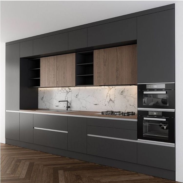 Modern Acrylic Kitchen Design Unit Cabinet Door Modular Lacquer Kitchen Cabinet