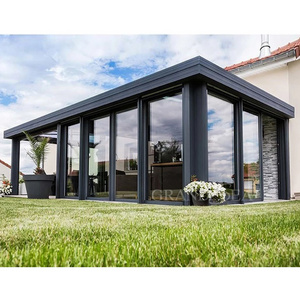 villa sunrooms winter garden glass houses tempered glass prefabricated free standing sunroom