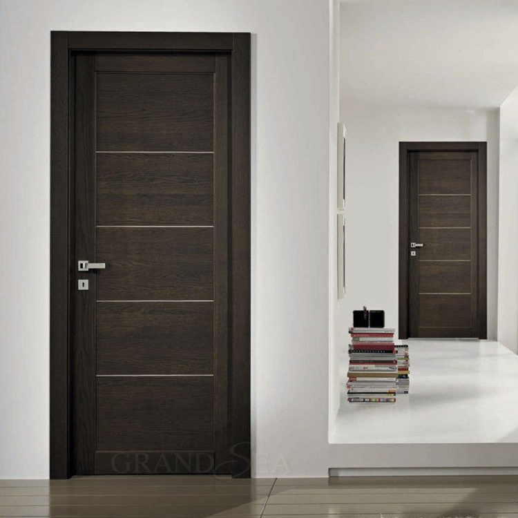 Fancy simple design uesd exterior doors Interior solid wooden door