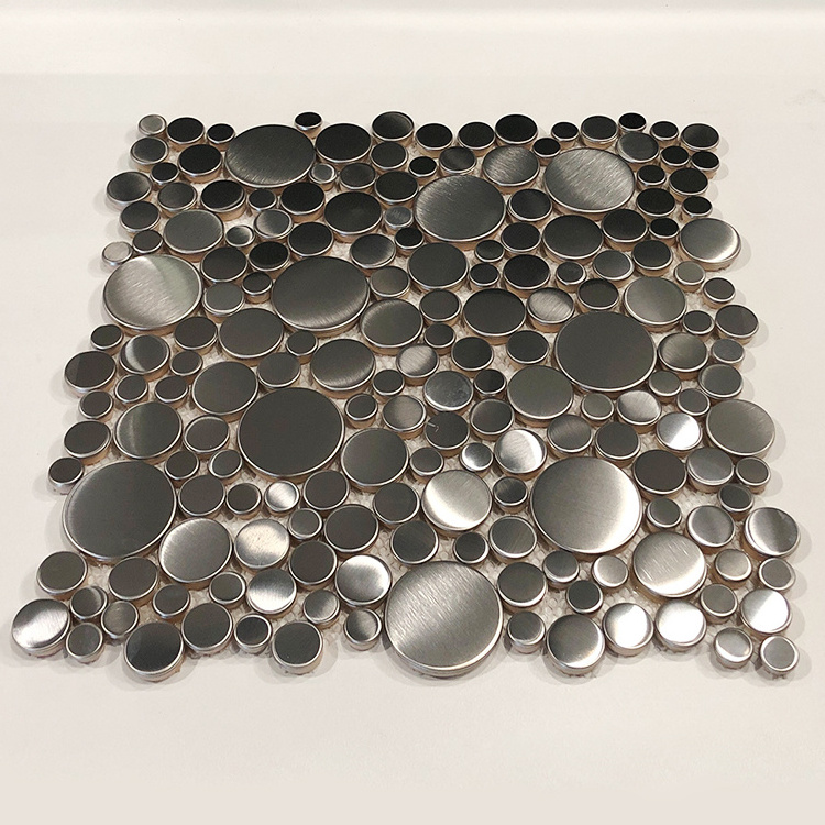 Foshan Factory Stainless Steel Bathroom Wall Floor Mosaic Tiles