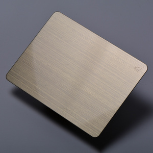 Factory wholesale 304 luxury decorative stainless steel metal sheets hairline surface  for elevator