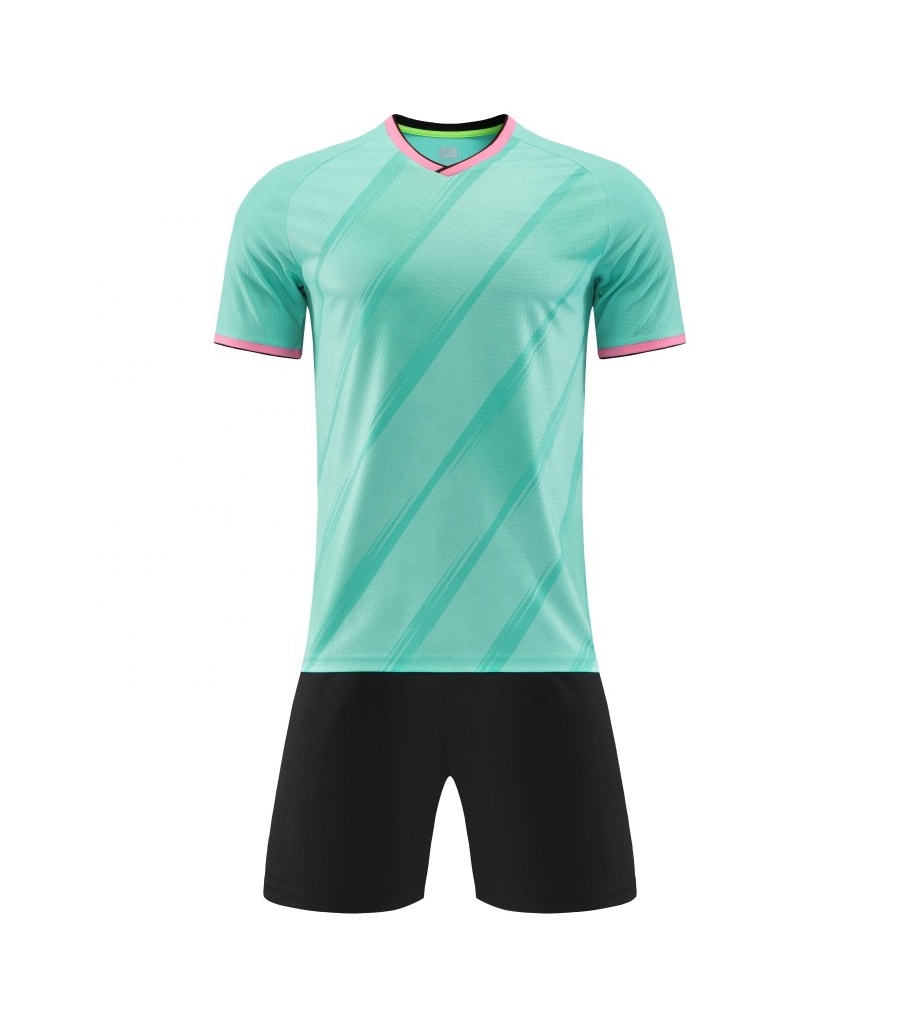 OEM Short Sleeves Breathable Youth Adult Football Shirt Original Grade Soccer Jersey