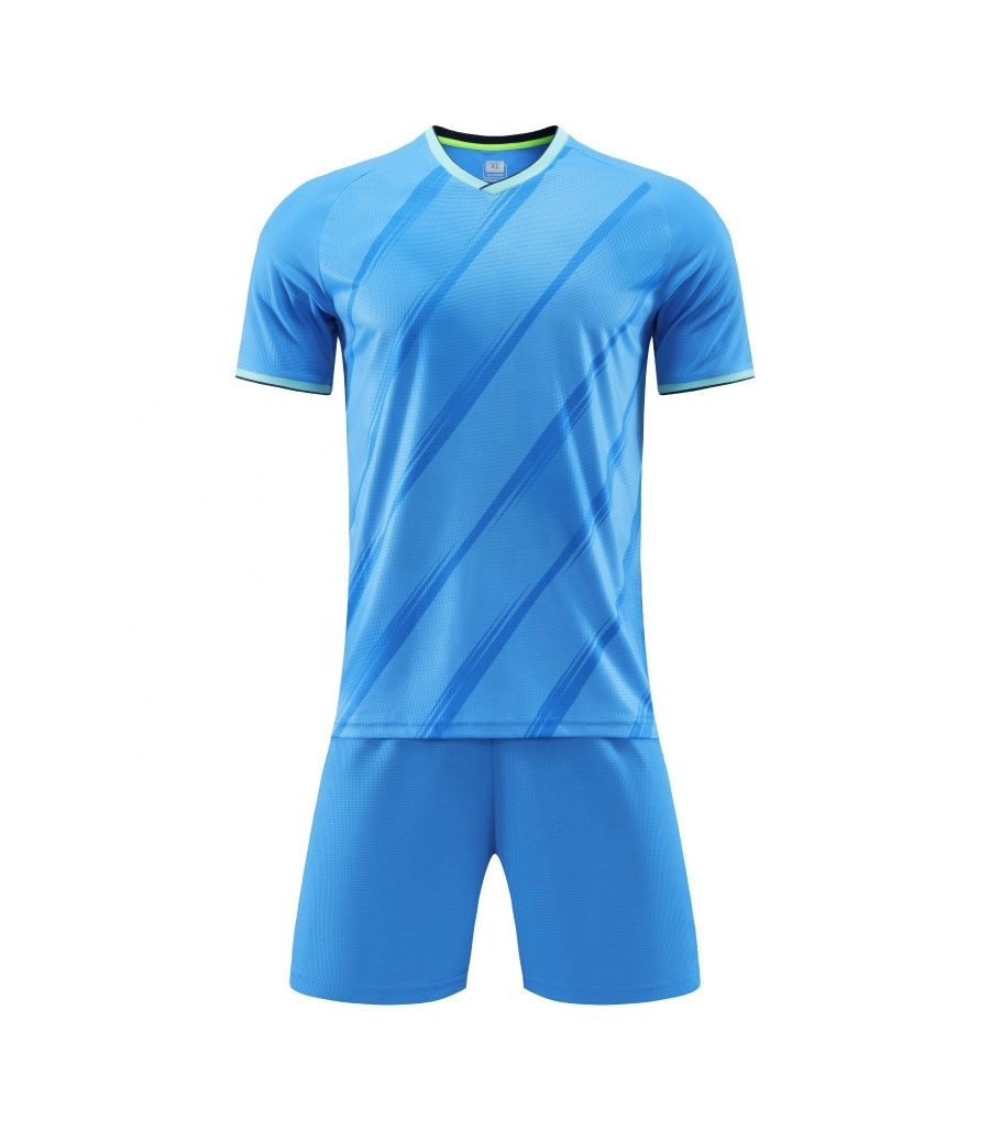 OEM Short Sleeves Breathable Youth Adult Football Shirt Original Grade Soccer Jersey