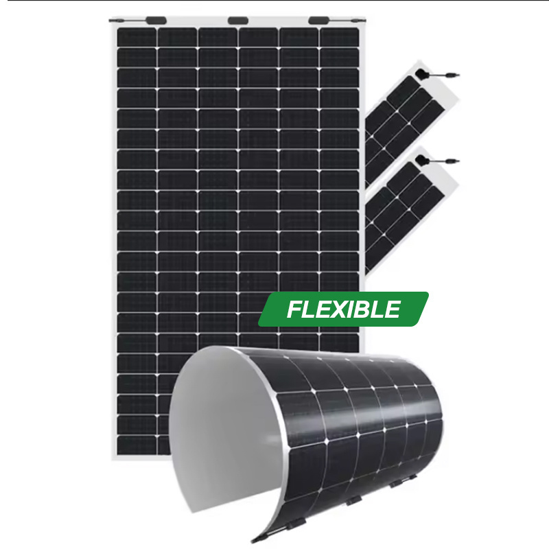 Factory 520W Energy saving Light weight rollable thin film Flexible home use Solar roof 520W solar Panels Flexible solar panels