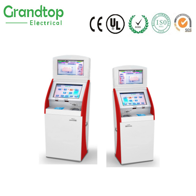 Outdoor touchscreen self-service payment Kiosk Machine with Cash Acceptor and Card Reader, android kiosk hardware