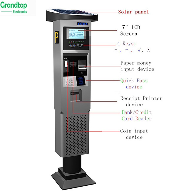 Parking Ticket Self Payment Kiosk Machine for Car wash and Parking