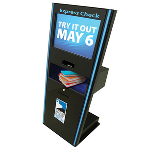 Ticket Printer Library Self Check Solutions Kiosk for Book Borrowing and Returning for public library