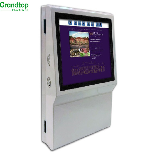 17 Inch Payment Wall Mounted payment kiosk with printer barcode scanner and camera and Bill Acceptor