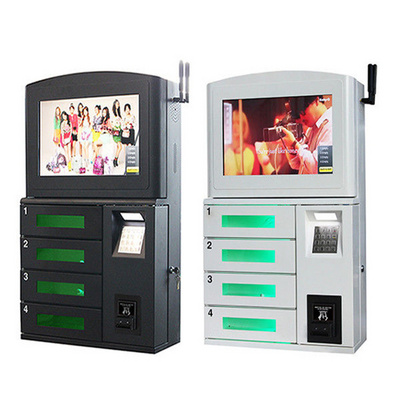 Wall mounted mobile cell phone charging machine kiosk station locker charges vending machines lockers