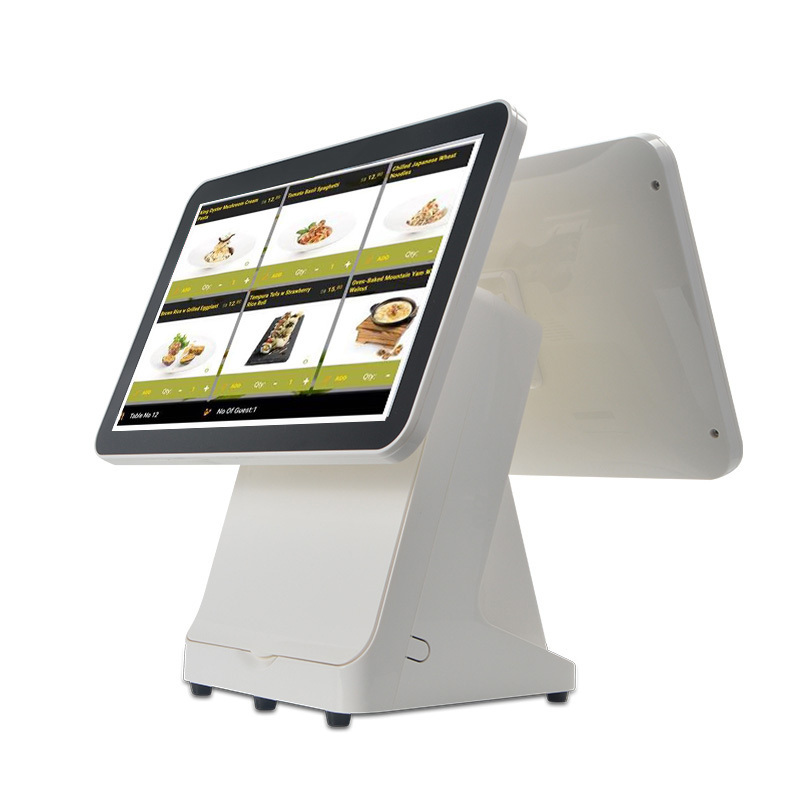 China All-in-one cash register and ordering equipment 15 inch retail pos system restaurant equipment pos system