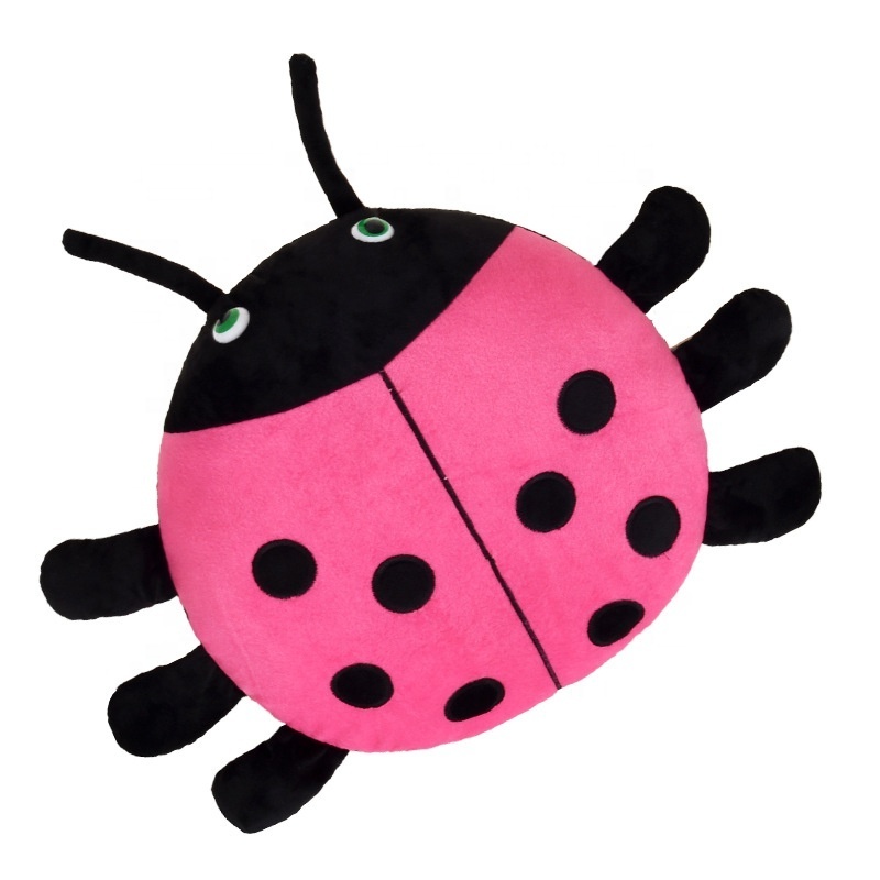 trending products 2023 new color Ladybug light stuffed animal toys plush pillows adult and kids stuffed animal toys plush