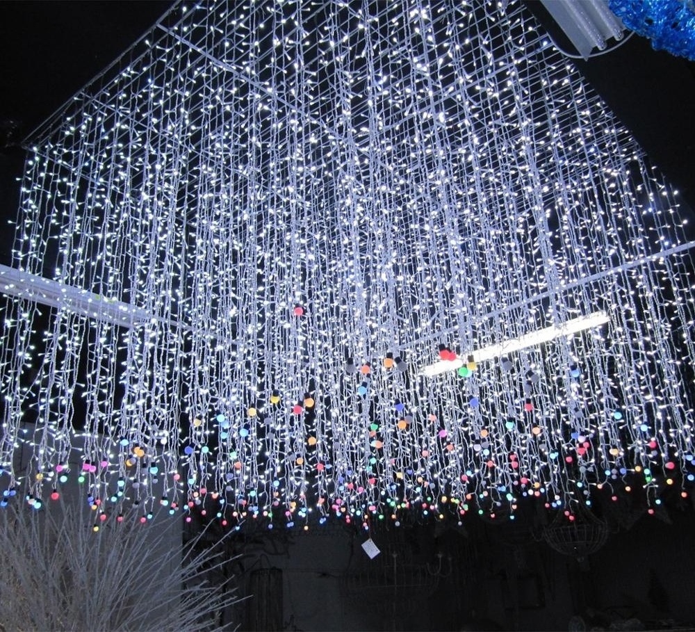 Color changeable led curtain light  customized  flash for Christmas wedding party light curtains