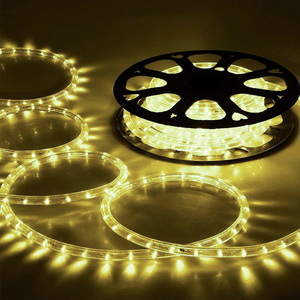 220V/110V Outdoor rope light Round 2 wires 13mm Led Rope Light for christmas decoration