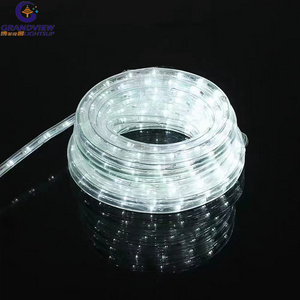 Waterproof Outdoor 220V 24V 12V Round 2 wires 13mm Led Rope Light