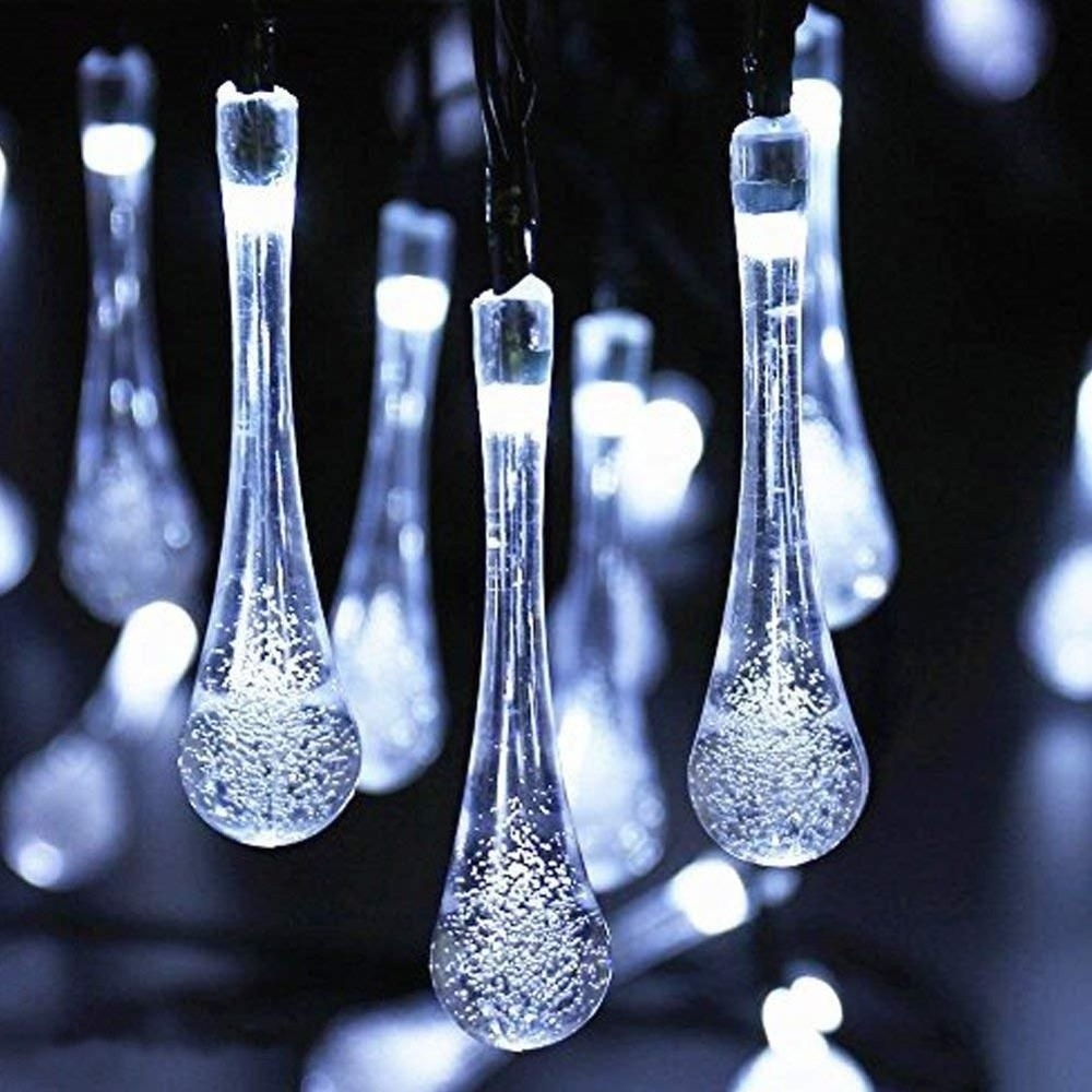 Christmas Decorative LED Water Drop Fairy String Lights for Outdoor Indoor Home Patio Garden Party Wedding Holiday Valentine