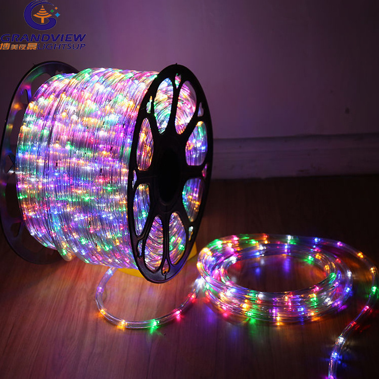 Outdoor 13mm Waterproof Merry Christmas White Color Led Rope Light