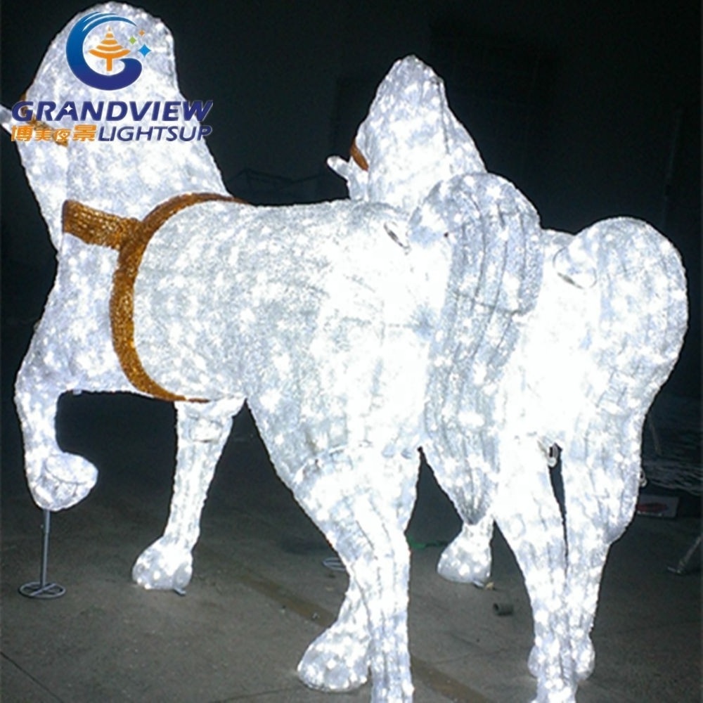 2023 LED lighted Cinderella carriage for wedding Christmas theme park decoration