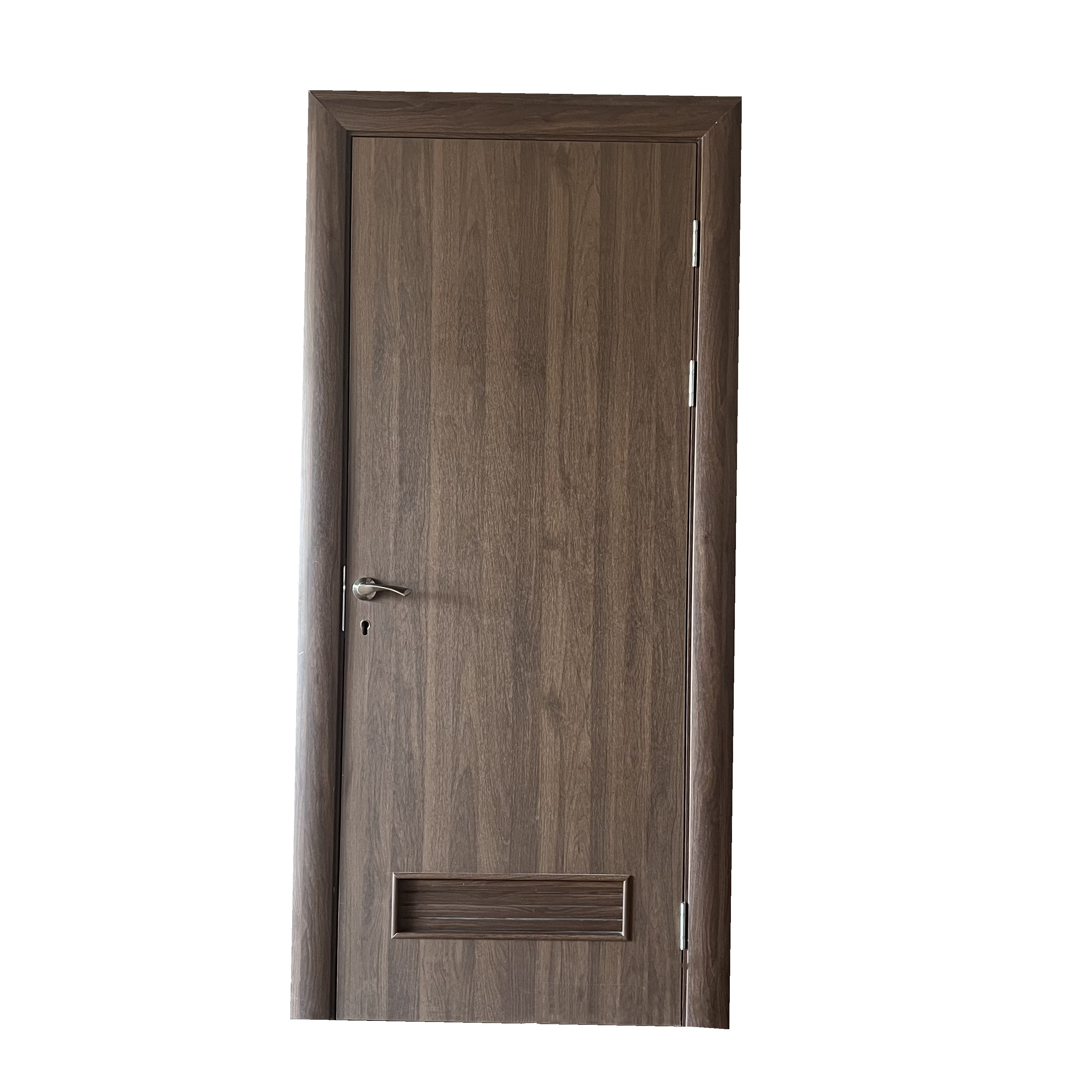 Custom made home hotel interior wpc bedroom toilet bathroom wood pvc louvered door with louver