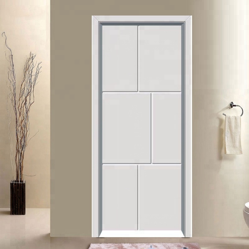 Waterproof WPC material toilet /bathroom door