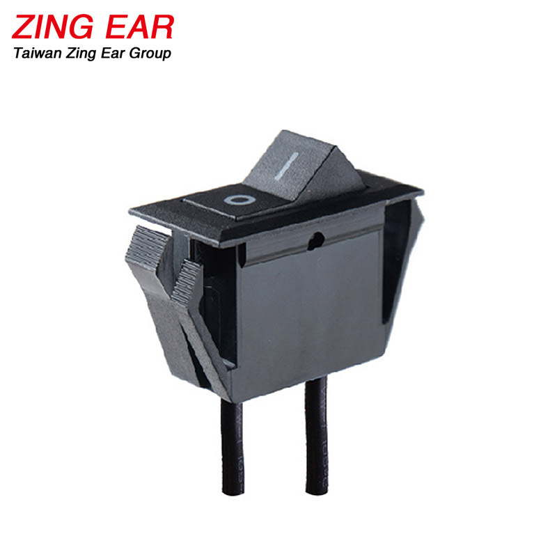 High Quality PA66 Housing Custom Cable 15A 250Vac kcd3 10 Amp 125V Hair Dryer ON OFF China Rocker Switch