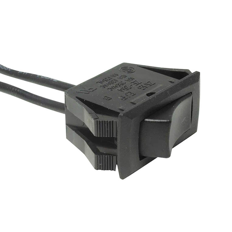 High Quality PA66 Housing Custom Cable 15A 250Vac kcd3 10 Amp 125V Hair Dryer ON OFF China Rocker Switch