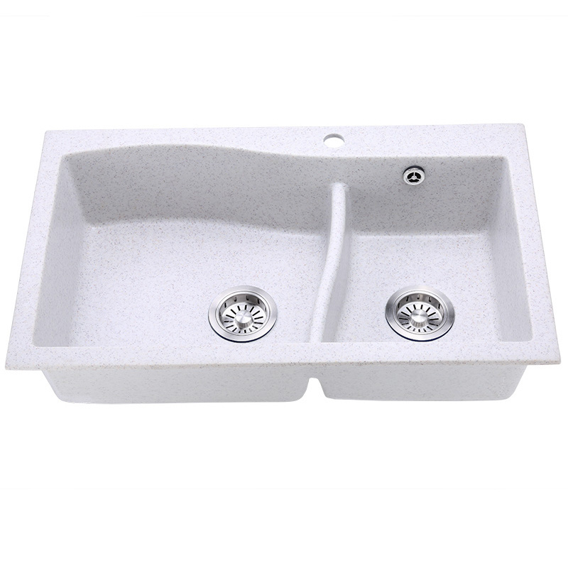 high-quality durable Bathroom rectangular Quartz Stone undermount wash basin sink