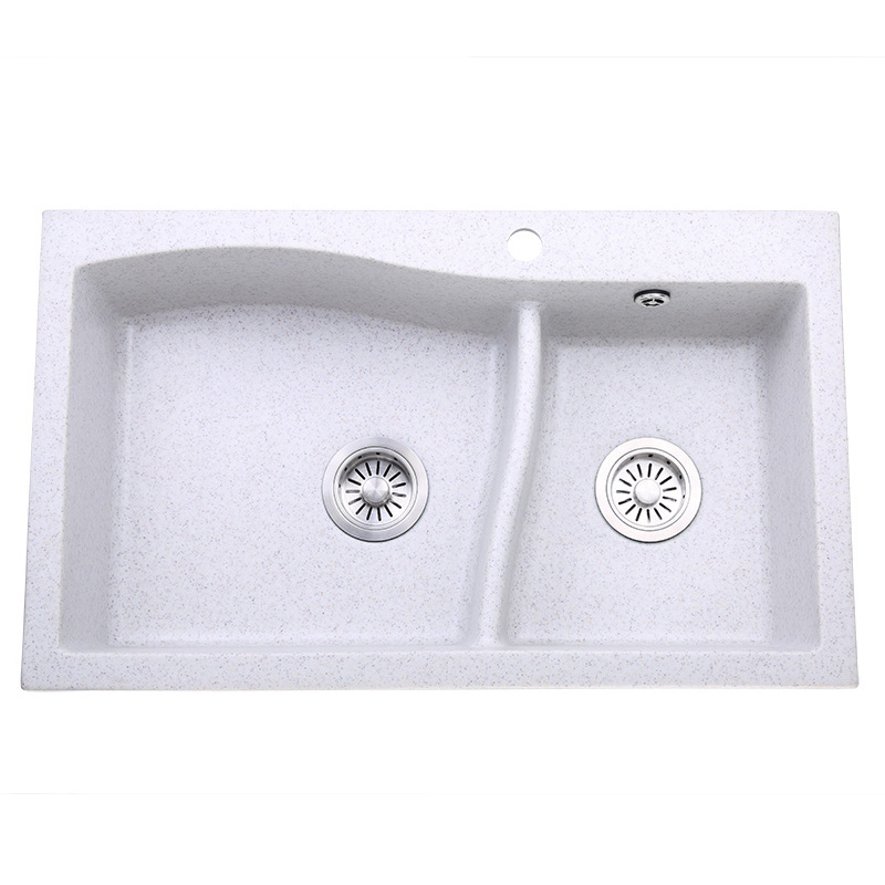 high-quality durable Bathroom rectangular Quartz Stone undermount wash basin sink