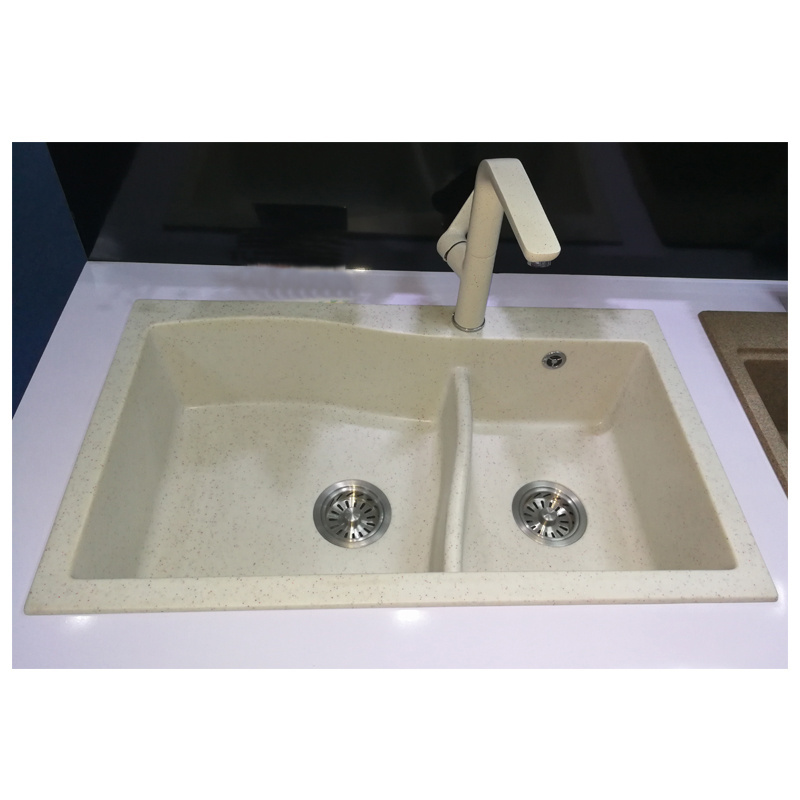 high-quality durable Bathroom rectangular Quartz Stone undermount wash basin sink