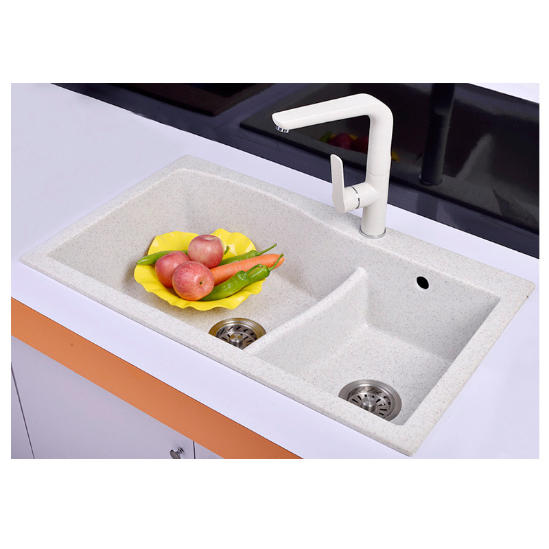 high-quality durable Bathroom rectangular Quartz Stone undermount wash basin sink