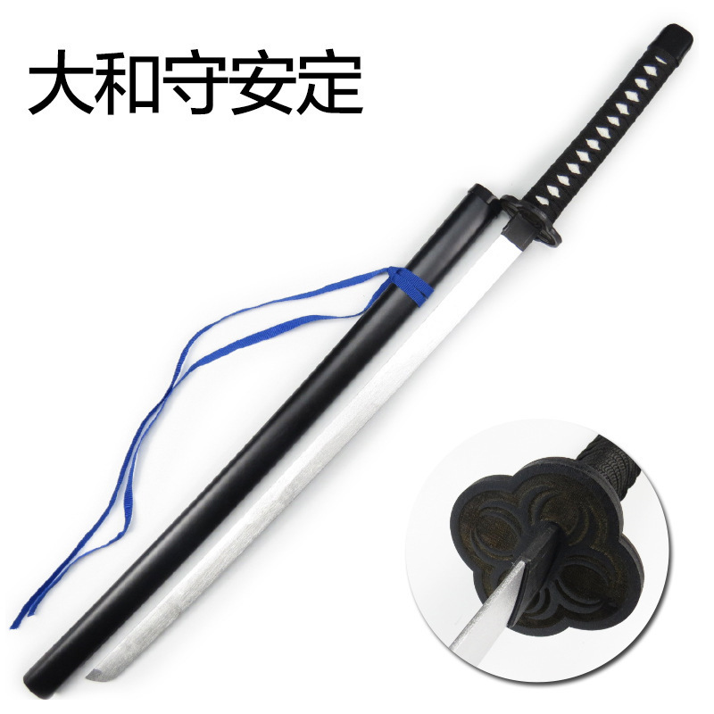 Cosplay demon slayer narutos ninja sasuke kendo equipment anime samurai wooden training bokken katana sword