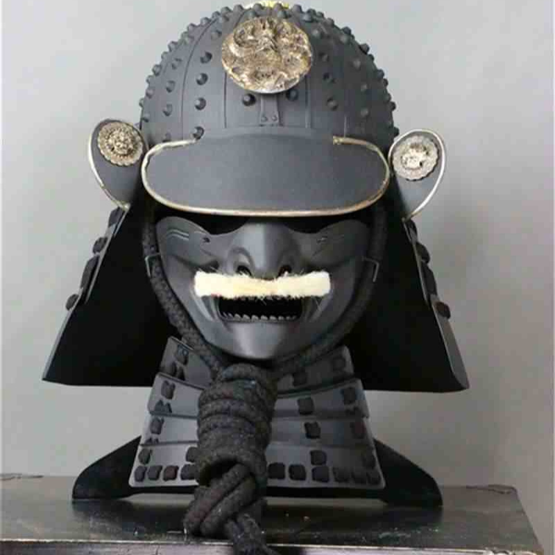 Japanese Samurai Helmet Armor Custom Medieval Knight Suit of Armor Perfect For Decoration Made From Brass and Iron Polished Surf