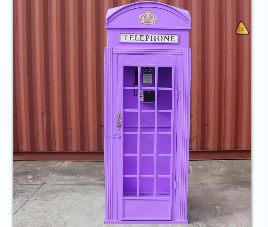 Wholesale Customized Traditional Metal London Antique Telephone Booth For Sale