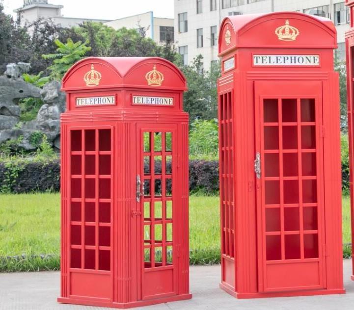 Wedding reception decor pink antique london public telephone box phone booth for sale