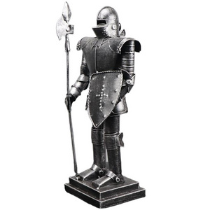 Hot Sale European style medieval armor knight model bar Western restaurant decorated with ancient Roman artifacts armor knight