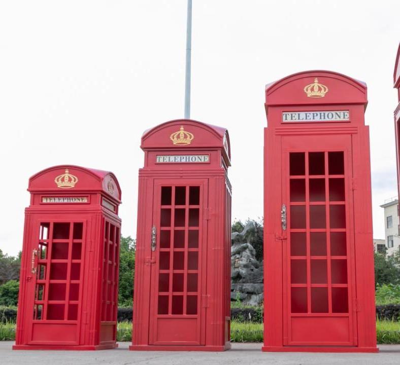 Wholesale Customized Traditional Metal London Antique Telephone Booth For Sale