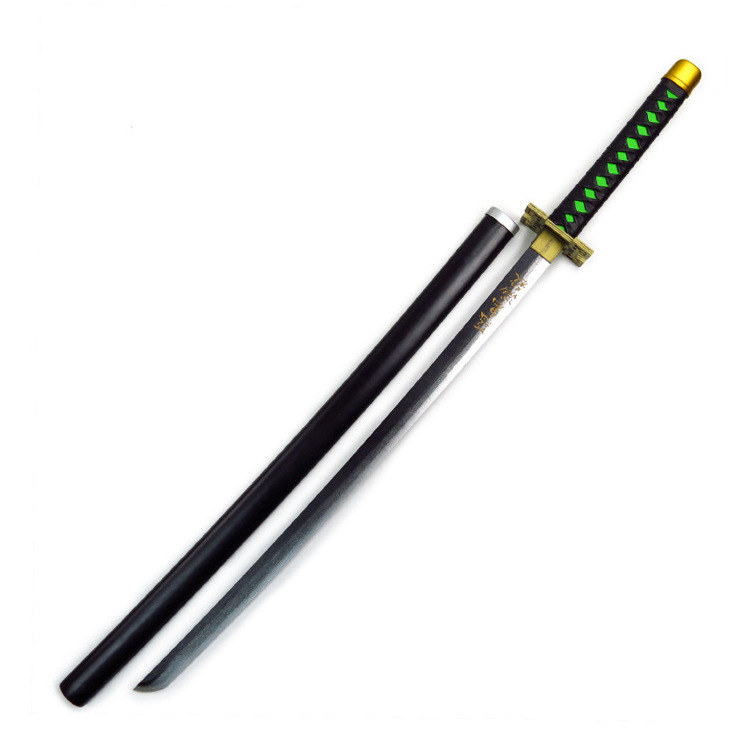 Japanese Ninja Katana Samurai Sword Anime Cosplay Sword Real Wooden Roronoa Zoro Swords