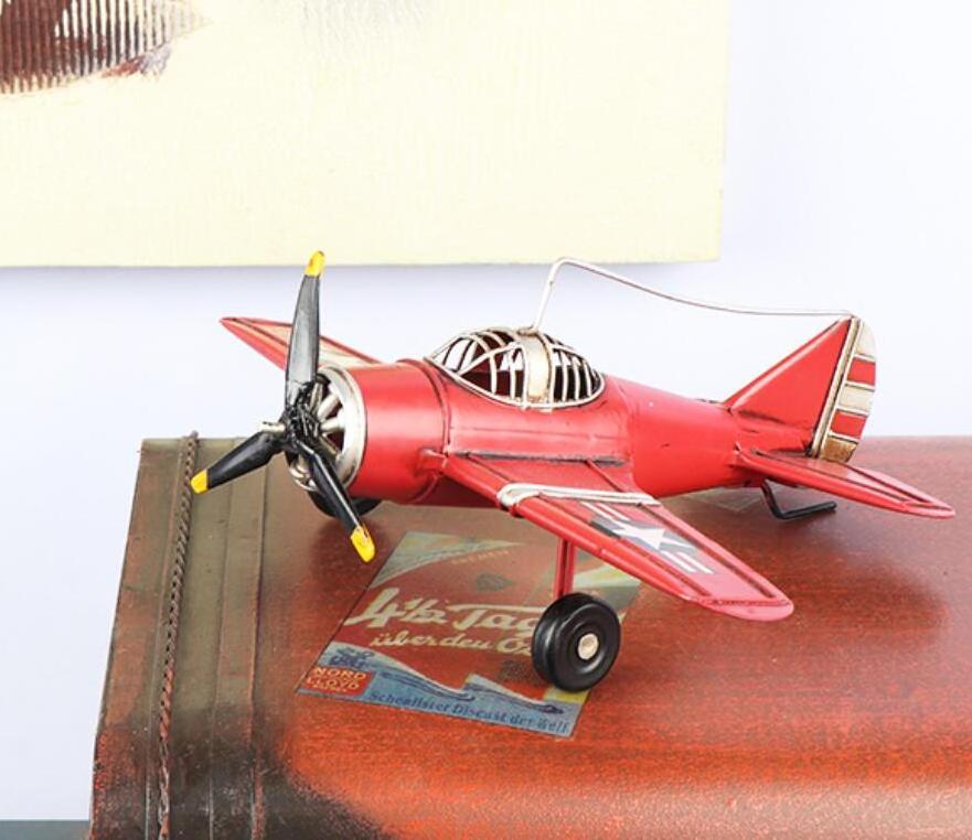 Large Retro Plane Airplane Aircraft Model Home Decor