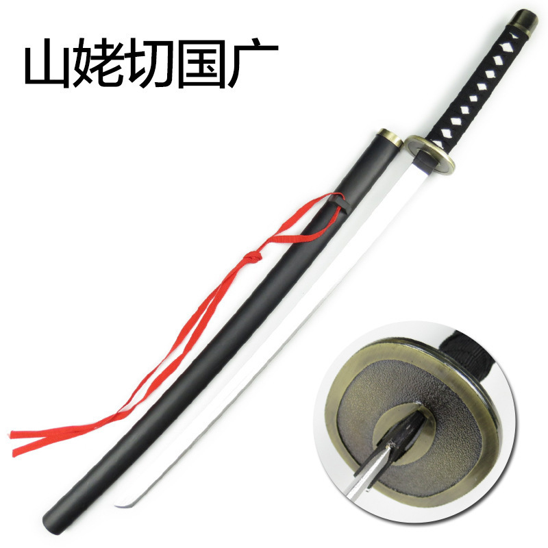 Cosplay demon slayer narutos ninja sasuke kendo equipment anime samurai wooden training bokken katana sword