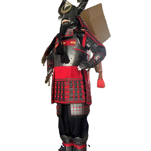 Japanese traditional Samurai armor Children's Wearable Samurai Armor AKAITOSUSO-NOUODOSHI-OYOROI festival dress tv props