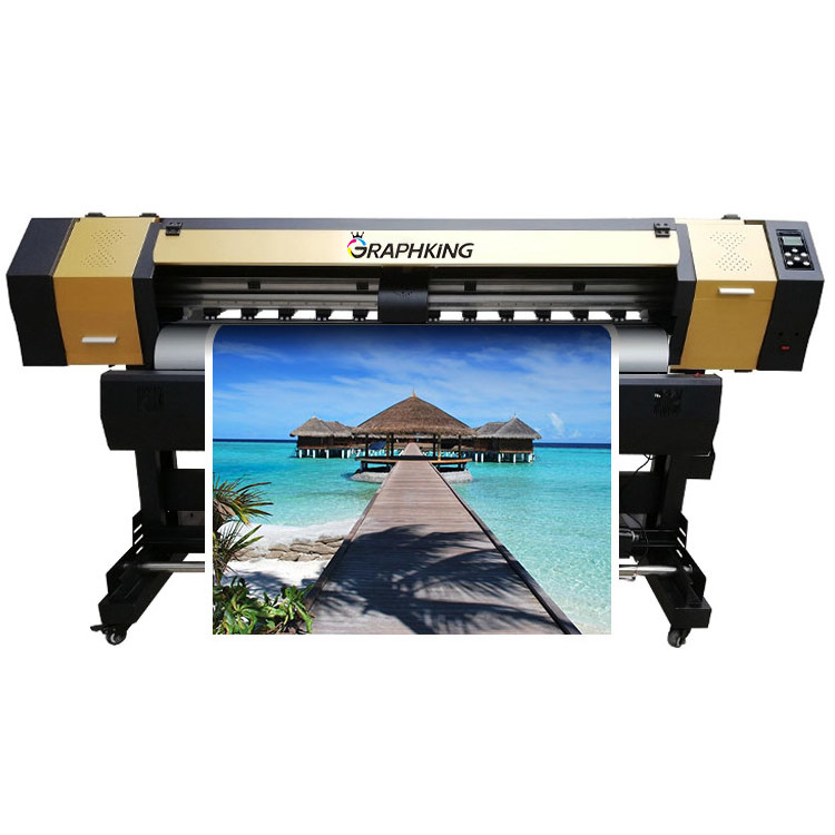 Factory direct sales 1.6m Professional Indoor Outdoor DX5 Heads Inkjet Eco Solvent Printer